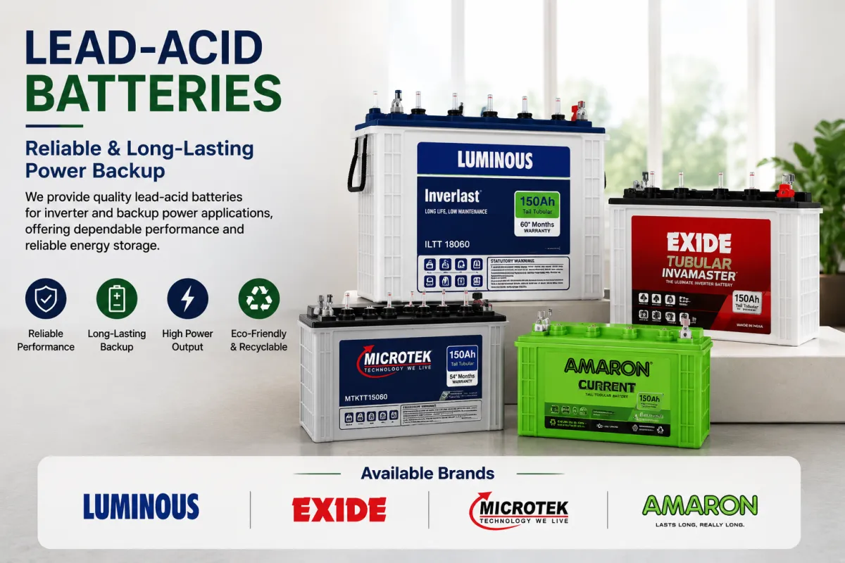 Lead-acid inverter batteries